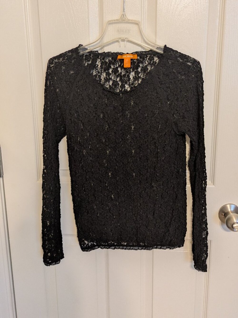 Joe Fresh Black Lace Top